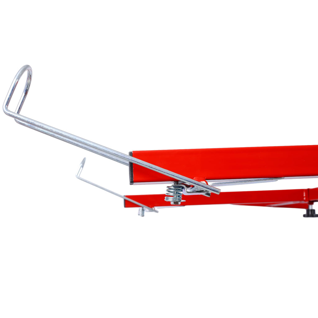 Drywall Lift 16 FT, Sheetrock Lift Drywall Lift for Ceiling, Drywall Panel Hoist 360° Adjustable Foldable, 150 Lbs Heavy Duty Drywall Lifter for Home Improvement (Red)