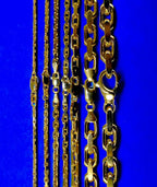 14K Yellow Gold SOLID Rolo Cable Necklace Bracelet Chain 1.5mm-7.5mm 7"-30" | MADE IN ITALY