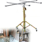 Drywall Lift, Plasterboard Hoist, 4" Lockable Casters, Construction Build (3.5m)
