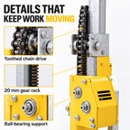 Drywall Lift, 110LBS(50kg) Sheetrock Hoist for Ceiling 5m