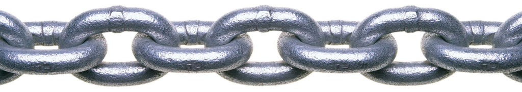 Campbell 0143436 System 3 Grade 30 Low Carbon Steel Proof Coil Chain in Square Pail, Hot Galvanized, 1/4" Trade, 0.26" Diameter, 100' Length, 1300 lbs Load Capacity