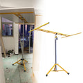 Drywall Lift 12 Ft Board Lifting Assist for Ceiling, Heavy Duty Drywall Panel Hoist Tools with Casters, Portable Plaster Lift Jack Carrier, Sheet Crane Bracket
