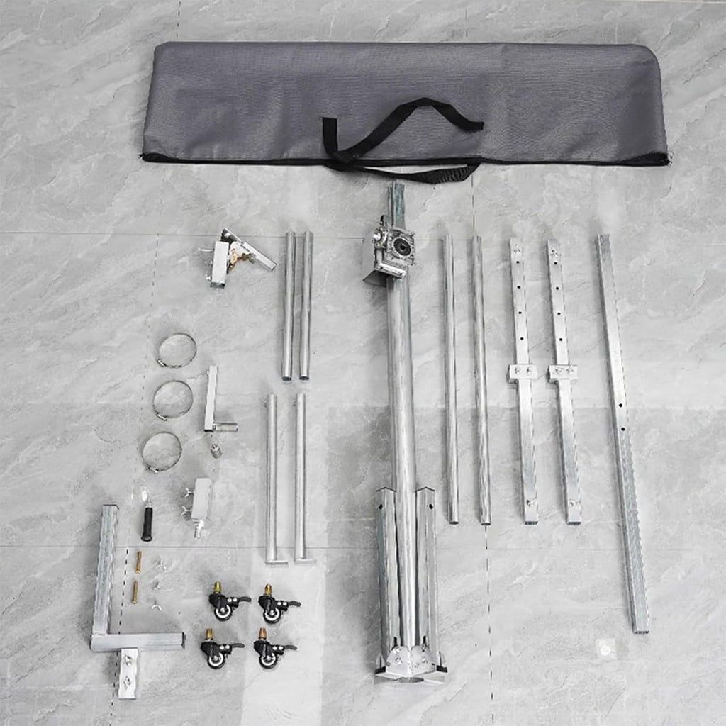 Ceiling Lift, Drywall Lift, Panel Lifting Jack Tool, Professional Construction Lift with Lockable Swivel Wheels for House Renovation, Construction Industry ()