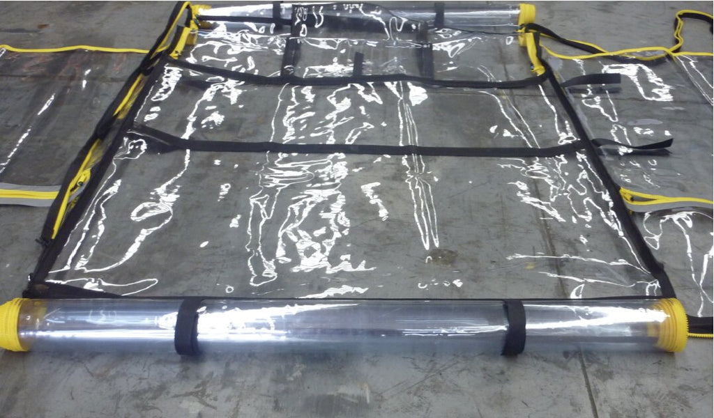 Full Forklift Cab Enclosure Cover Clear Vinyl Fits Nissan Standard Size Truck Windshield Rain Canopy Cover, Waterproof Vinyl for UV Protection