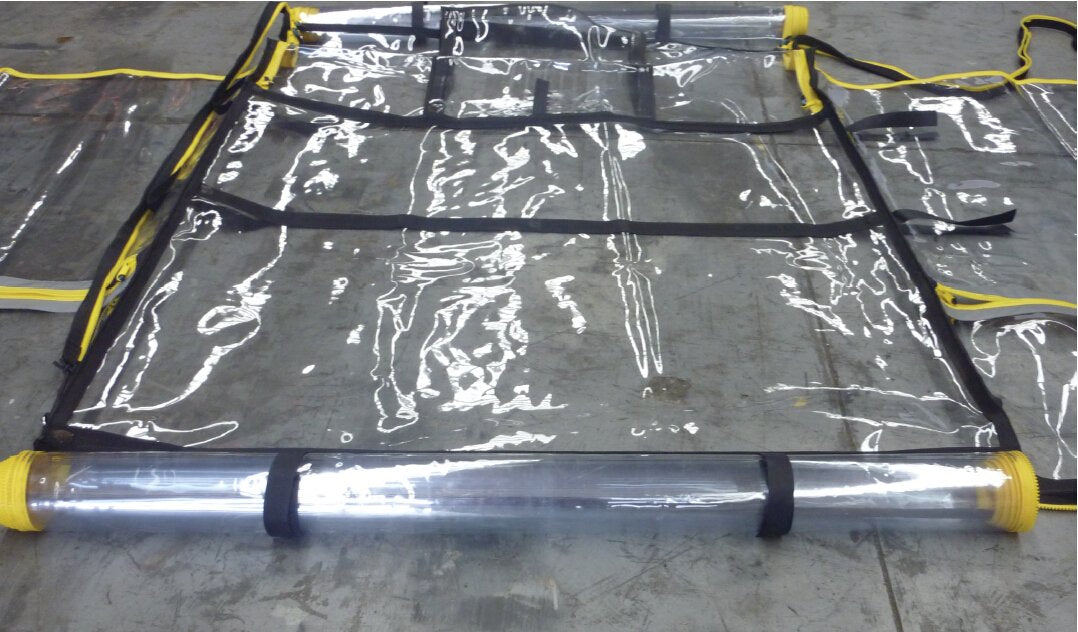 Full Forklift Cab Enclosure Cover Clear Vinyl Fits Nissan Standard Size Truck Windshield Rain Canopy Cover, Waterproof Vinyl for UV Protection