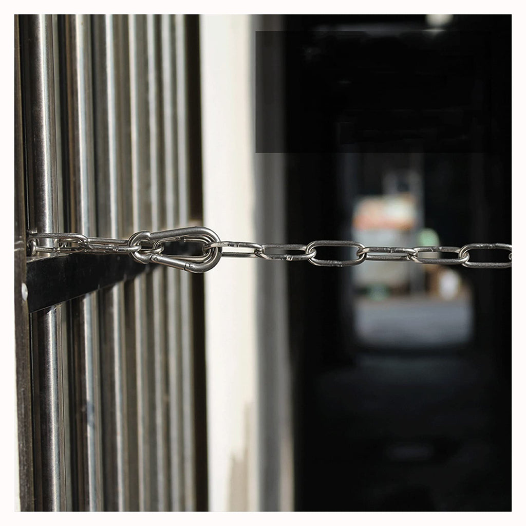Chain Dog Collar,Clothes Chain Dog Chain (shepherd Dog) Stainless Steel Chain Safety Chain Anti-theft Chain Pet Chain Garden Coil Chain Stainless Steel Coiled Chain Load Bearing:176lbs(80kg)
