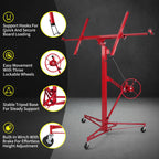 16ft Drywall Panel Hoist with Lockable Wheels Drywall Rolling Lifter