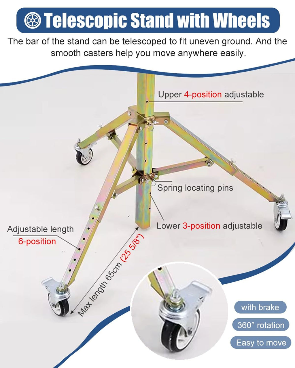 ZIMGOD Ceiling Sheetrock Lift Drywall Lift, 10 11.5 13ft Drywall Panel Hoist with Wheels, Portable Drywall Jack Construction Tools for Commercial Residential(Max Height 3.0m/9.8ft)
