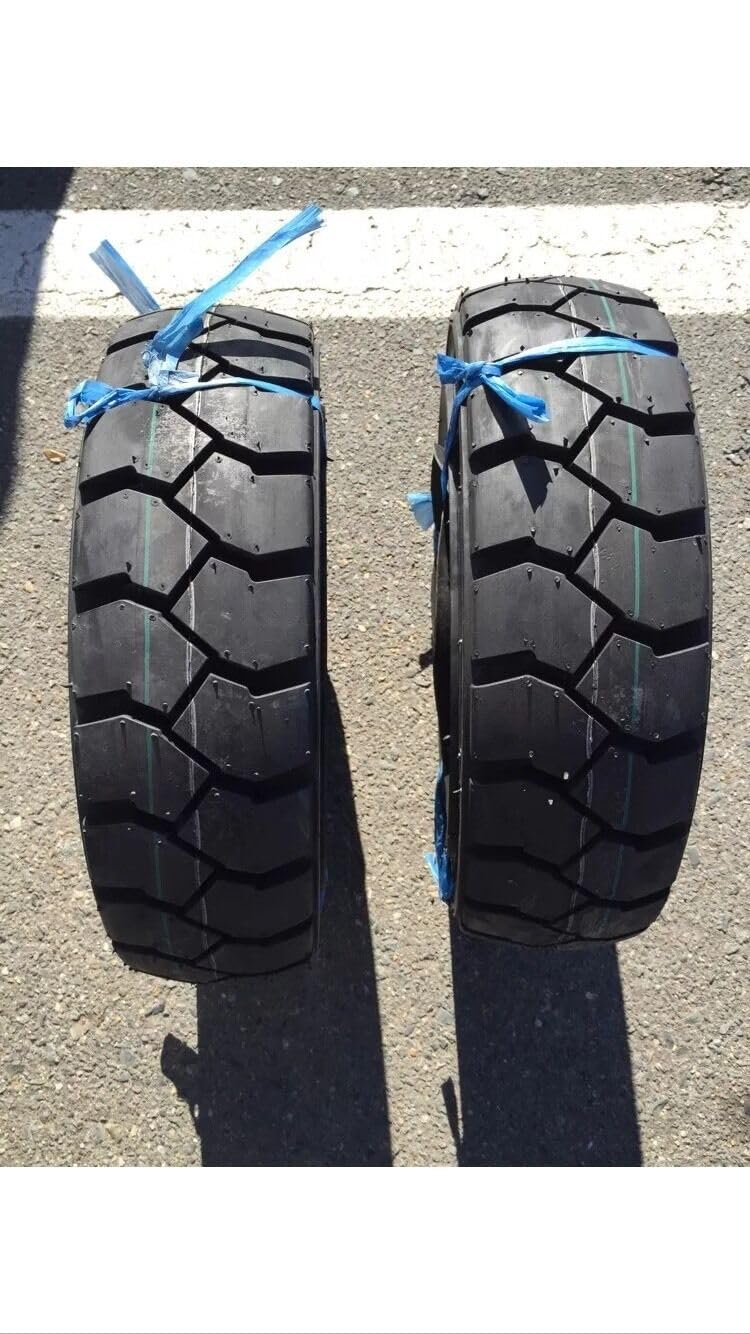 Two 7.00-12 Forklift Tires With Tubes, Flap Grip Plus Heavy Duty 700-12