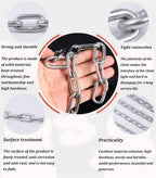 Chain Dog Collar,Clothes Chain Dog Chain (shepherd Dog) Stainless Steel Chain Safety Chain Anti-theft Chain Pet Chain Garden Coil Chain Stainless Steel Coiled Chain Load Bearing:176lbs(80kg)