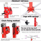 4-In-1 Plasterboard Lift Plaster Board Sheet Hoist Heavy Duty Drywall Lift Crane Hole Punch and Level Drywall Lift for Home Improvement Easy Assembly Built In Wheels,3.0m