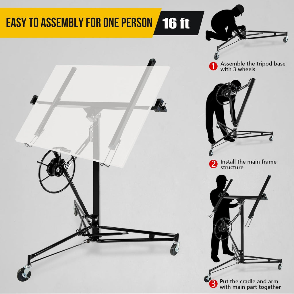 Heavy Duty Drywall Lift 16FT–22FT –