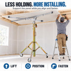 Drywall Panel Lift 2-in-1 for Ceiling Panels and Light Fixtures 3.5m