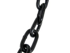 Black Powder Coated Chain 5/16" x 50 FT Bulk Cut | Swing Set Safety Barrier Gate | Industrial Grade Proof Coil G30 | Max Capacity 6,800 lbs (G3312PCBX50FT)