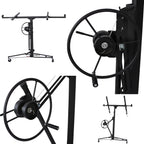 FORRTY Drywall Lift, Drywall Panel Hoist, Rolling Panel Hoist, Jack Lifter Sheetrock Drywall Lift Panel Hoist With Rolling Caster Wheel 16ft Adjustable Telescopic Arm(Color:Yellow)