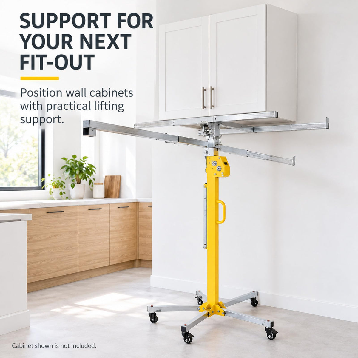 Drywall Lift, 110LBS(50kg) Sheetrock Hoist for Ceiling 5m