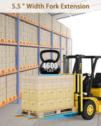 CABIHOME Heavy Duty Steel Forklift Pallet Fork Extensions – 60" and 84" Lengths Available, 5.5" Wide, High Load Capacity, 1 Pair, Reliable Material Handling Attachments