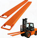 Garvee 1 Pair 96 Inch Pallet Forklift Extensions, Heavy Duty 5500 LBS Capacity Fork Extensions, 5.3" Width Universal Fork Attachments for Warehouse Forklift Truck Pallet Lifting & Material Handling
