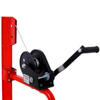 Drywall Lift 16 FT, Sheetrock Lift Drywall Lift for Ceiling, Drywall Panel Hoist 360° Adjustable Foldable, 150 Lbs Heavy Duty Drywall Lifter for Home Improvement (Red)