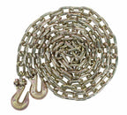 Mytee Products (2 Pack) 3/8" X 25' G70 Chain with Grab Hooks, WLL 6,600 lbs