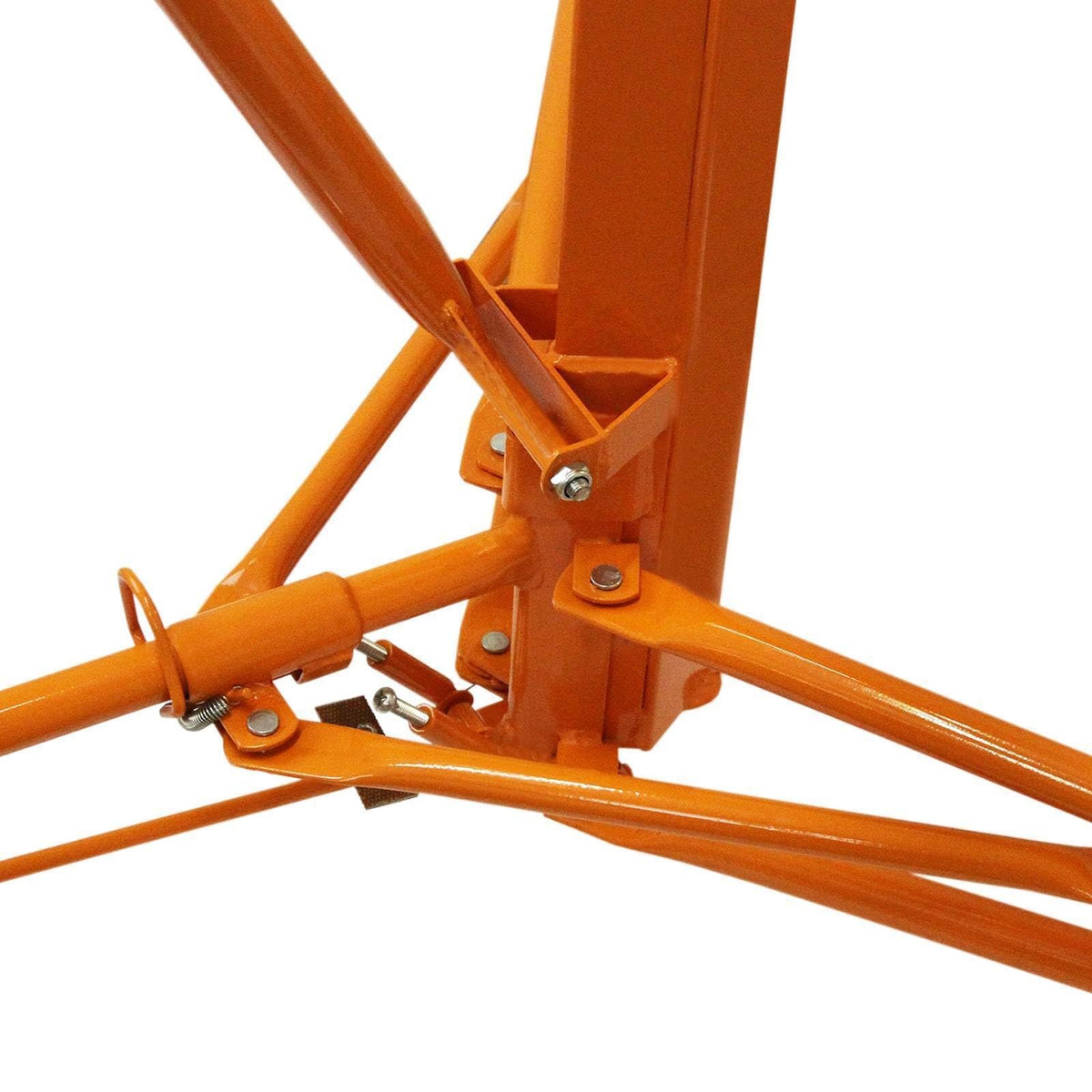Heavy-Duty Drywall Lift, 16ft Ceiling Hoist, 150lbs Capacity, Steel Construction, Foldable with 4" Casters, Easy Assembly, for Commercial/Home Use