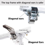 4-In-1 Plasterboard Lift Plaster Board Sheet Hoist Heavy Duty Drywall Lift Crane Hole Punch and Level Drywall Lift for Home Improvement Easy Assembly Built In Wheels,3.0m