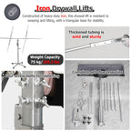 Drywall Lift Panel Rolling Hoist Jack Lifter,3.8mPerson Drywall Panel Hoist for Walls & Ceiling