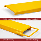 YITAMOTOR 92"x4.5" Forklift Extensions, Heavy Duty Fork Extender Reach
