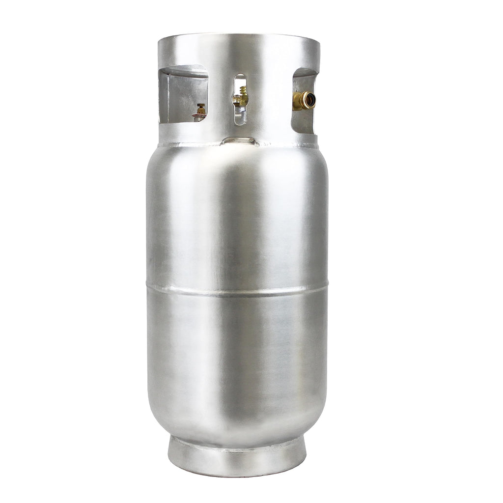 Flame King 33.5lb Aluminum Forklift Propane Tank with Gauge, DOT and TC Compliant, Lightweight, Rugged-Designed
