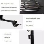 Manual Mode Drywall Lifts ， with Ockable Wheels Ceiling Lifter Panel, Adjustable Telescopic Arm Tool Jack Lifter for Home Improvement(Height -3m)