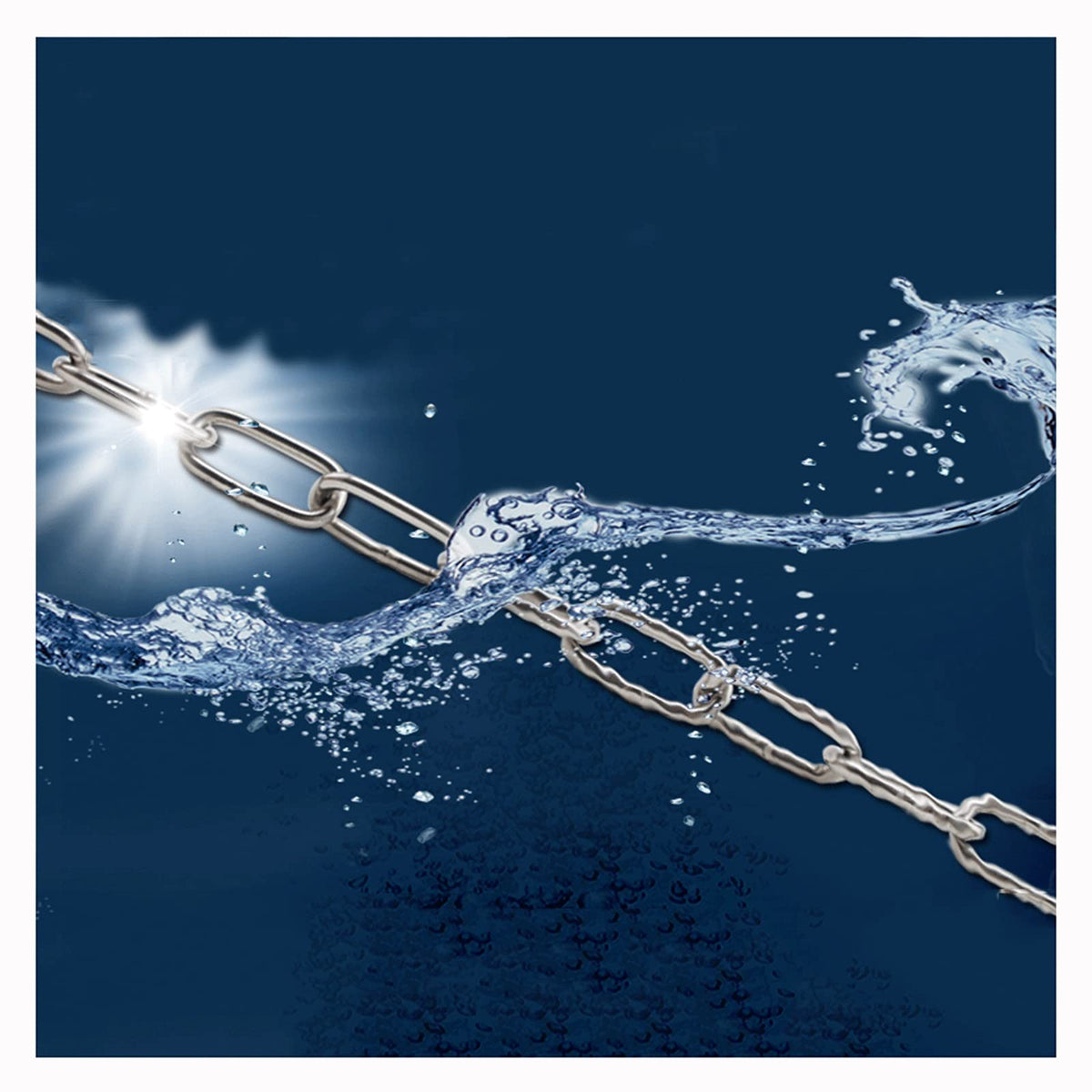 Chain Dog Collar,Clothes Chain Dog Chain (shepherd Dog) Stainless Steel Chain Safety Chain Anti-theft Chain Pet Chain Garden Coil Chain Stainless Steel Coiled Chain Load Bearing:176lbs(80kg)