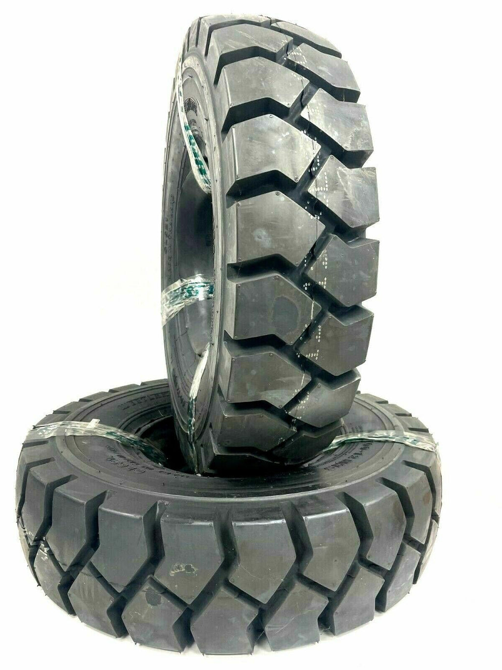 Two 650-10 Forklift Heavy Duty Tires 6.50-10 with Tube, Flap, Guard Commercial-Grade Durable and Versatile Solution Tires for Industrial use