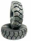 Two 650-10 Forklift Heavy Duty Tires 6.50-10 with Tube, Flap, Guard Commercial-Grade Durable and Versatile Solution Tires for Industrial use