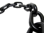 Black Powder Coated Chain 5/16" x 50 FT Bulk Cut | Swing Set Safety Barrier Gate | Industrial Grade Proof Coil G30 | Max Capacity 6,800 lbs (G3312PCBX50FT)