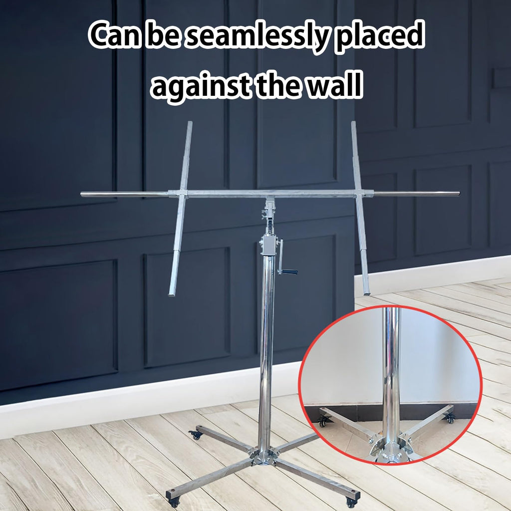Drywall Lift Panel Hoist, Drywall Lift Panel Hoist with Telescopic Arm, Drywall Lifter for Home Improvement, Suitable for Carpentry, Residential and Commercial Use(3M)