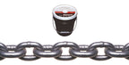 Campbell 0140433 System 3 Grade 30 Low Carbon Steel Proof Coil Chain in Round Pail, Hot Galvanized, 1/4" Trade, 0.26" Diameter, 141' Length, 1300 lbs Load Capacity