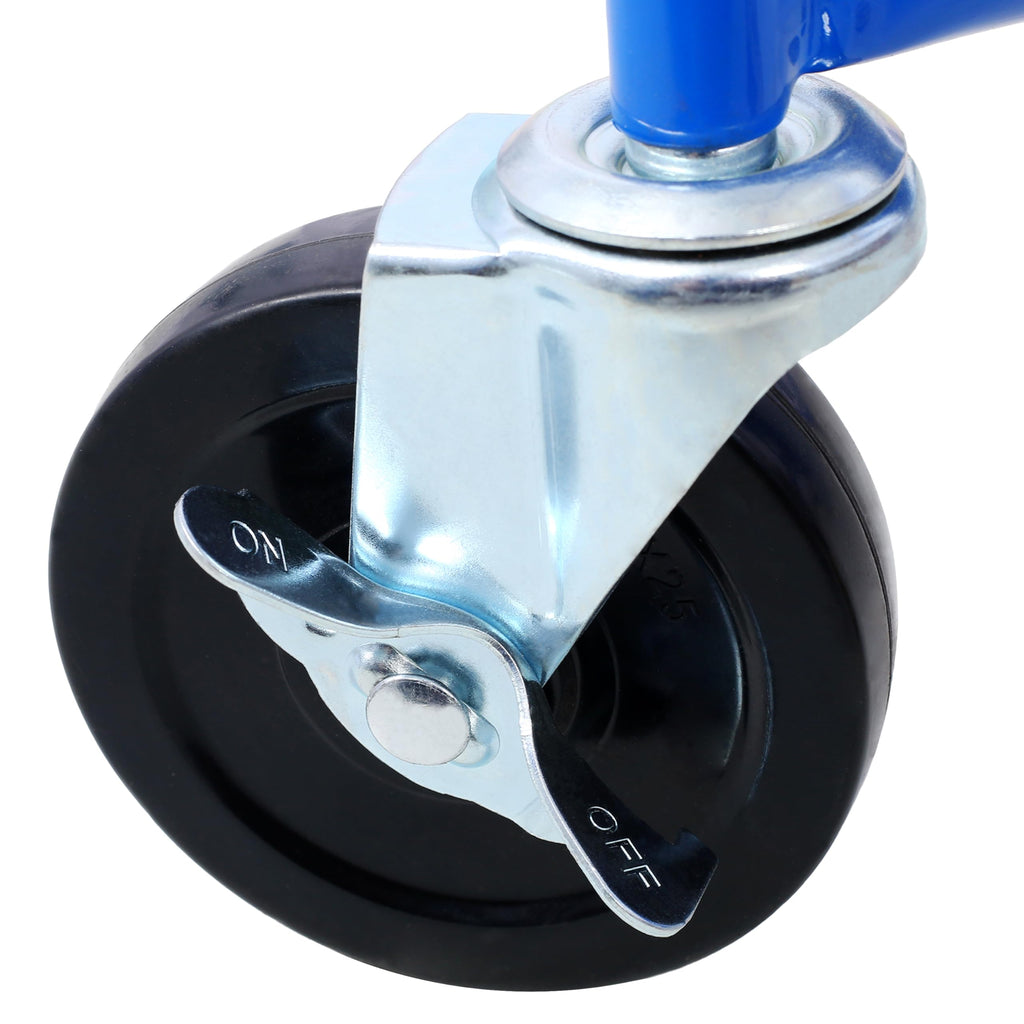 Drywall Panel hoist Drywall Lift Rolling Panel Hoist Jack Lifter 16ft (Blue)