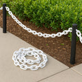 500 Feet of 2" White Plastic Chain
