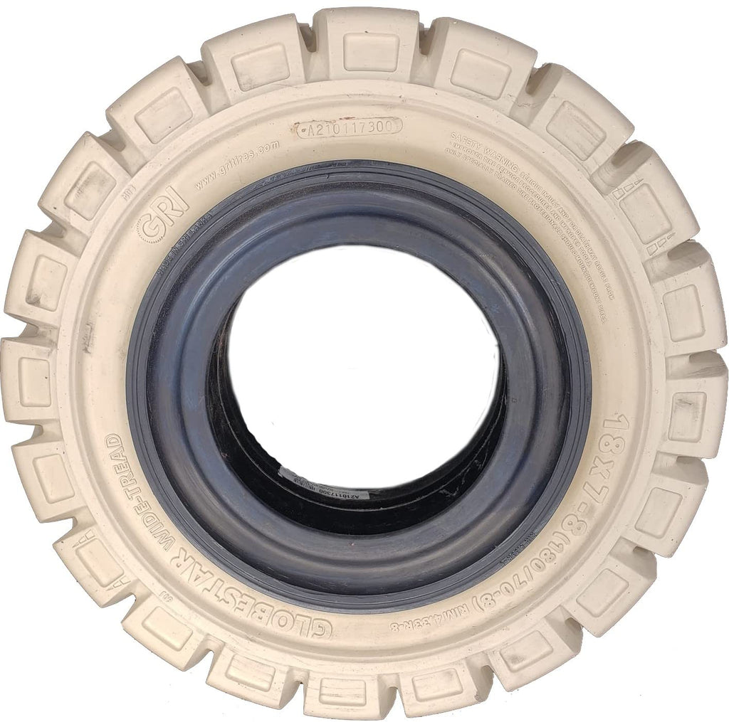 Globestar Forklift Non Marking Solid Pneumatic Standard Tire 18x7-8