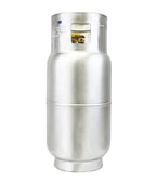 Flame King 33.5lb Aluminum Forklift Propane Tank with Gauge, DOT and TC Compliant, Lightweight, Rugged-Designed