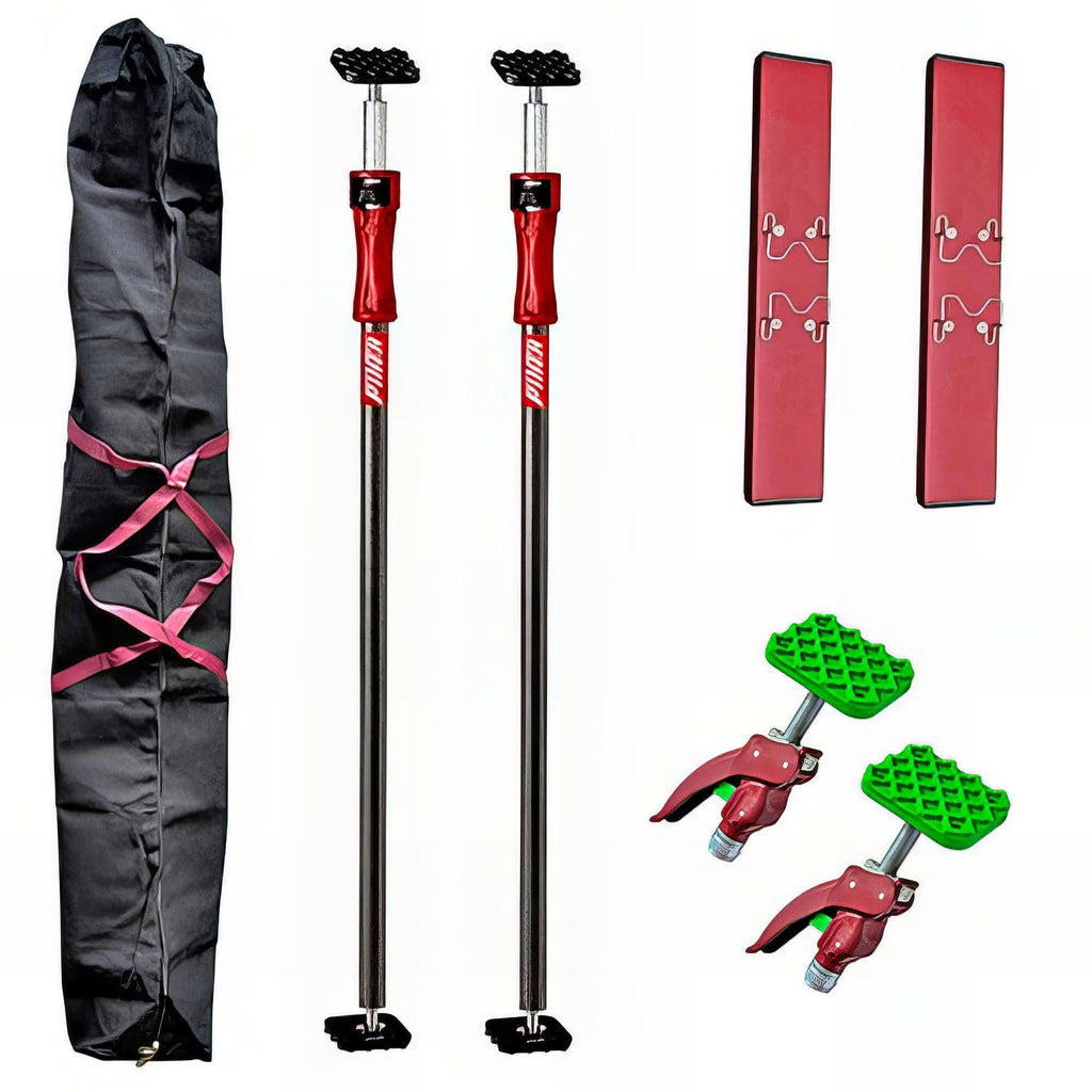 Piher - Piher drywall kit - 2 stands 155 to 290 cm with accessories and storage bag