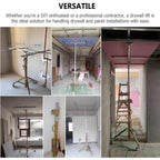Mobile Plasterboard Lifter,80kg Drywall Lift,Lockable Wheels,Site Work 3.5m