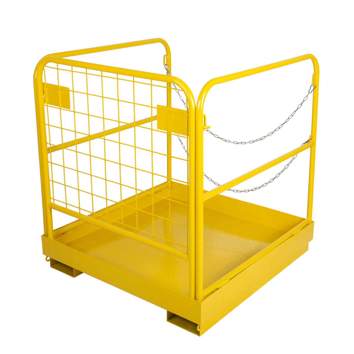 ECOTRIC 36x36 Forklift Cage 1200 LBS Capacity Work Platform Safety Cage