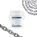 1/4 Chain G43 High Quality Alloy Steel with 2600 lb. Working Capacity and 5200 lb. Breaking Strength (1/4" G43 (1.05 Inch x 0.52 Inch), 100 Feet)