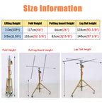 Drywall Lift Heavy Duty Sheetrock Lifters for Drywall, 10/11.5 Ft Plasterboard Lifter Panel Hoist with Lockable Wheels, Commercial Sheet Lift Assist Tool(3.0 m(10ft))