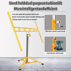 Drywall Lift Sheetrock Lift, Sheetrock Lift Drywall Lift, Drywall Lift Panel Hoist with Telescopic Arm, Four in One Multi-Function, Drywall Lifter for Home Lmprovement(3.2M)