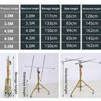 Drywall Jack Lifter, 3 Meters Adjustable Telescopic Arm Drywall Lifter,with Locking Casters,Suitable for Furniture Decoration, Industry