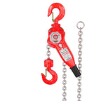 Lever Chain Hoist 6 Ton 13200 LBS 10FT, Manual Ratchet Chain Puller Come Along, Heavy Duty G80 Steel with 360° Swivel Hooks for Garage Warehouse Construction Lifting