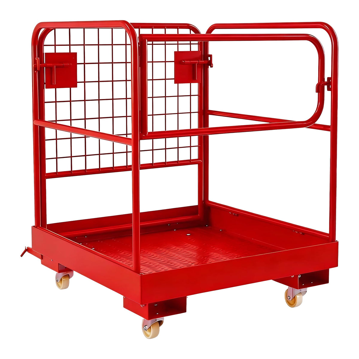 1200LBS Foldable Forklift Safety Cage, 36"X36" Man Basket for 1-3 People