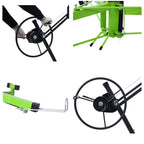 Drywall Lift 11ft Drywall Panel Hoist with Wheels Winch with Brake 150 lbs Load Capacity 11 Foot High Ceiling Drywall Installation Tool Jack Lifter Green